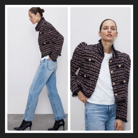 Zara Tweed Jacket - Picture 7 of 16